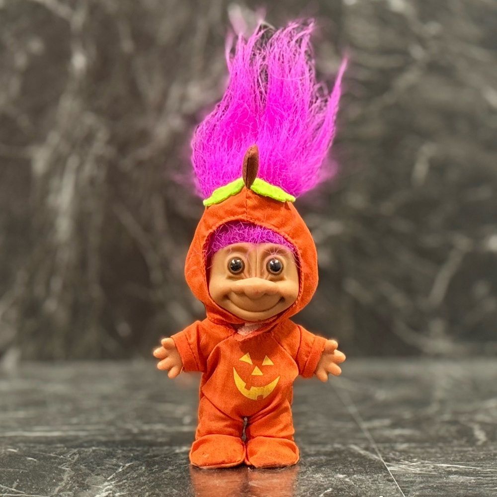 RUSS Troll Doll with Pumpkin Costume - Picture 2 of 15